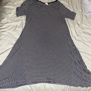 Striped dress great for work!